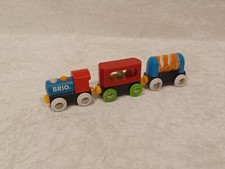 101.0189 Brio 33727 Mein Erster Zug - Lok m 2 Anhängern u Funktion Holzeisenbahn