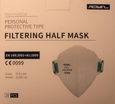 20x Original FFP3 Profi Halbmaske Mundschutz Feinstaubmaske EN149:2001 A1:2009
