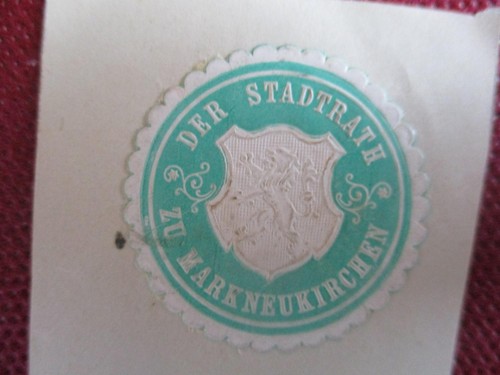 Siegelmarke stadtrath - siegelmarke,