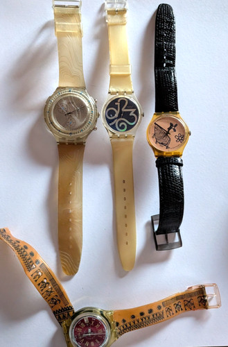 Vintage swatch uhren - 4x,
