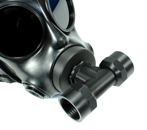 Gasmasken adapter nato rd40 - gasmasken,