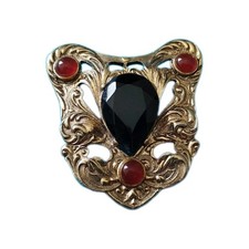 brosche modeschmuck goldfarben