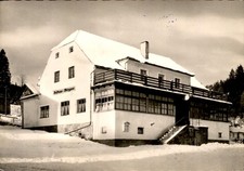 Gasthof, Hermann Maler Metzgermeister, Eisenstein. Postkarte ungelaufen