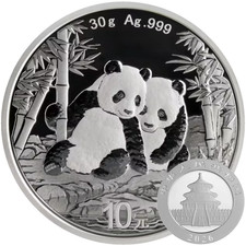 Panda 2026 Silbermünze 30g Silber Ag 999 China 10 Yuan