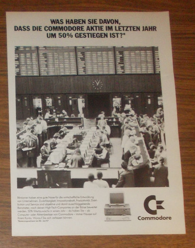 Seltene werbung commodore - seltene,