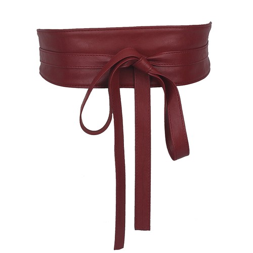 Damen leder wrap bund - leder,