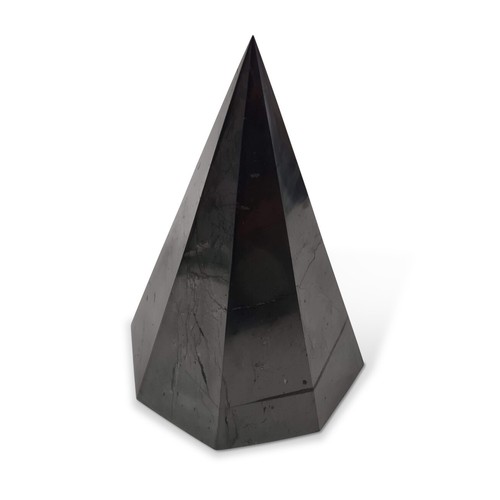 Schungit pyramide poliert mit - poliert,