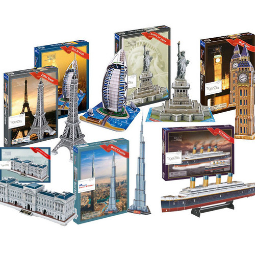 Puzzle modelle - 3d,