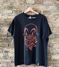 Vintage Joker Brand T-Shirt – Black/Red Graphic – Rare Streetwear – Size L