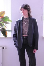 Lederblazer Blazer schwarz C&A