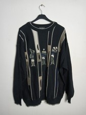 Vintage Carlo Colucci Pullover Gr. 56 80er 90er Jahre 3D Knit Retro
