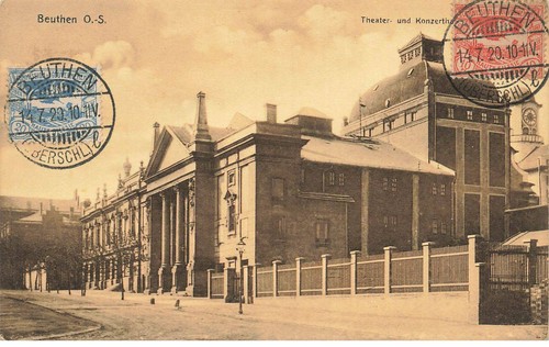 Polen fg62448 beuthen - polen, theater