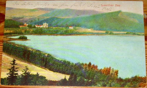 1906 laacher see kloster - ak,