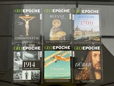 6 Exemplare GEO EPOCHE - 5 HEFTE mit der dazugehörigen DVD  -Versandkostenfrei-