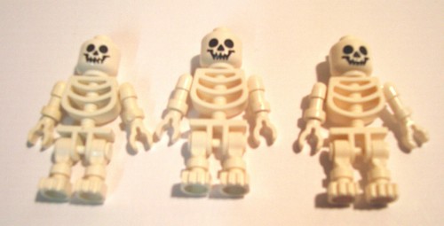 Lego skelett figur - 3, x
