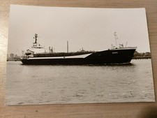 Foto Frachtschiff Hermia Nord Ostseekanal 17.08.75 ca.  15x10cm