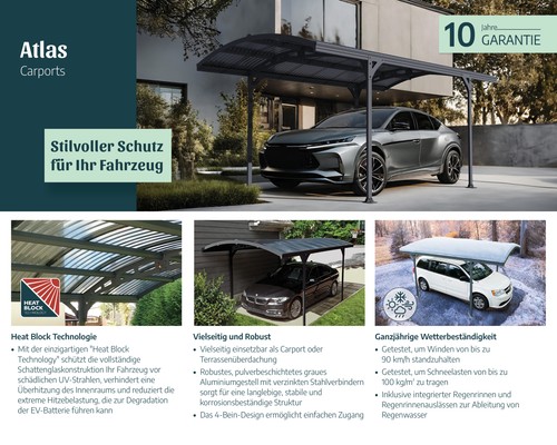 Carport atlas 5000 - carport,