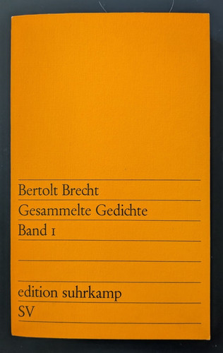Bertolt brecht gesammelte - *,