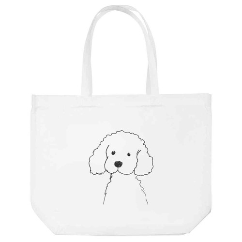 Einkaufstasche cute poodle - einkaufstasche,