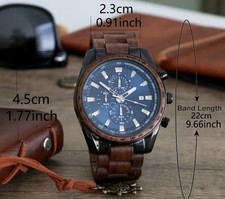Holzuhr Herren Armbanduhr