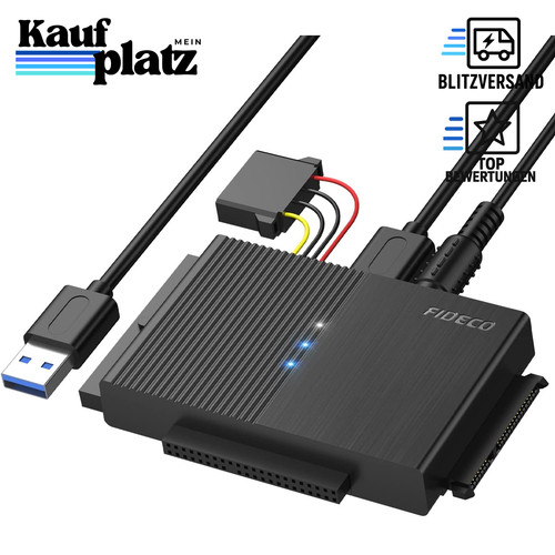 Adapter usb für 3 - usb, 2,5"/3,5"