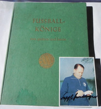 SIGNIERT SEPP HERBERGER + KOMPLETT PABEL ALBUM FUSSBALL-KÖNIGE incl. PELE WM RAR