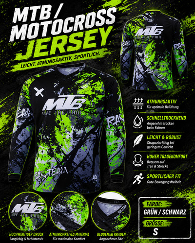 Mtb motocross jersey - mtb,