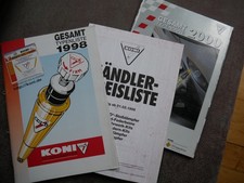 2 Prospekte Koni Stossdämpfer Federn 1998 2000 BMW Audi Opel Yamaha Motorsport