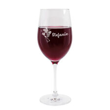 Leonardo Leonardo Rotweinglas Gravur des Namens - Motiv: Weinrebe