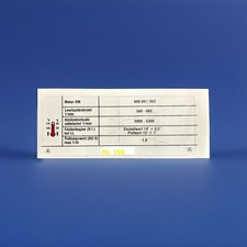 Original Aufkleber Motordaten