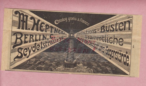 Berlin werbung 1905 - 1905,, m