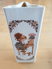 Vintage Luftbefeuchter aus Keramik Sarah Kay Weiß/Beige aus den 70er Jahren