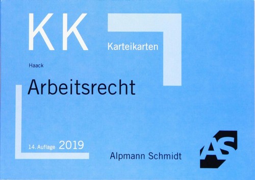 Karteikarten arbeitsrecht buch - arbeitsrecht,