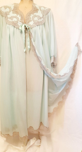 Neglige teilig morgenmantel - neglige,