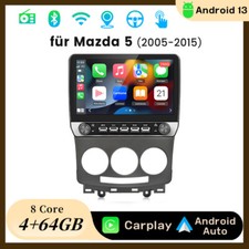 CarPlay Android 13 Autoradio Nav WIFI BT SWC FM DAB+ 4+64G Für Mazda 5 2005-2010