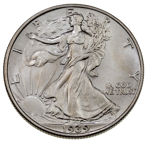 1939 50c walking liberty - 1939,