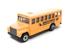 Matchbox Superfast School Bus Matchbox Elementary School gelb China MBX 1/95