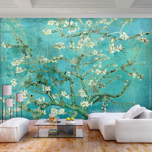 Van gogh mandelblüte türkis - van,