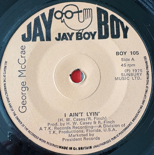 George mccrae ain t lyin - i, ain't