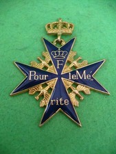 Preussen Orden für Tapferkeit Pour le Merite mit Krone von Göde