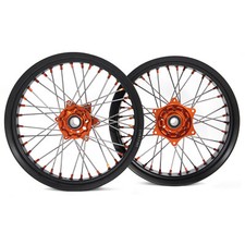 Supermoto Felgen Radsatz Wheels Räder 17" für KTM SX SXF EXC XC 250 450 500 530