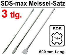 SDS-max Meißel Set 3-tlg. 600