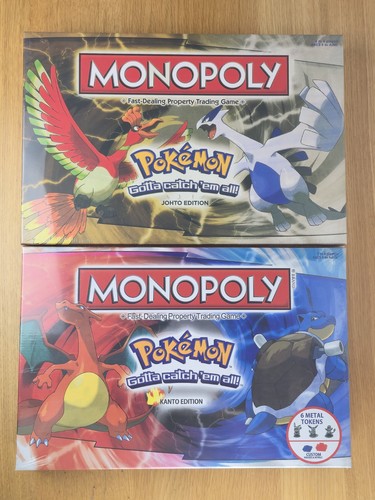Pokemon monopoly johto - &, kanto
