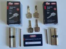 ABUS EC660 Schließanlage 35/40 mm & 40/45 mm mit 4 Schlüssel und Sicherungskarte
