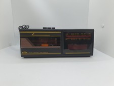 Elta 4910 Vintage Radiowecker mit Kassettenrecorder funktionsfähig Retro 80er