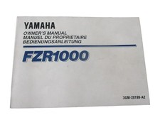 Bedienungsanleitung Yamaha FZR 1000 Exup Fahrerhandbuch Handbuch Bordbuch