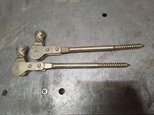 Klappladenhalter Fenster Ladenhalter 2 Stück 160 mm als Kopf gelb verzinkt