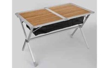 Berger Nera Bambus Alu Rolltisch 115 x 75cm, B-Ware