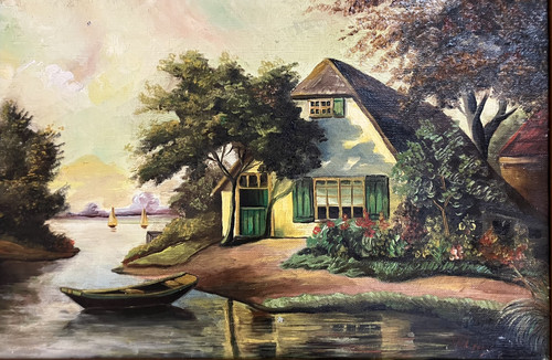 öl auf leinwand altes - Öl,