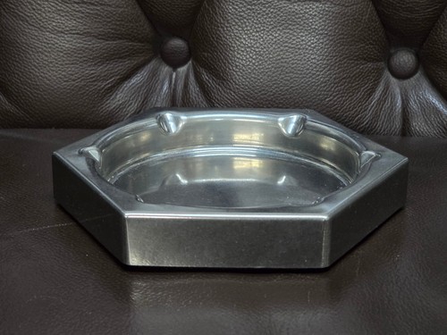 Vintage metall aschenbecher - metall,